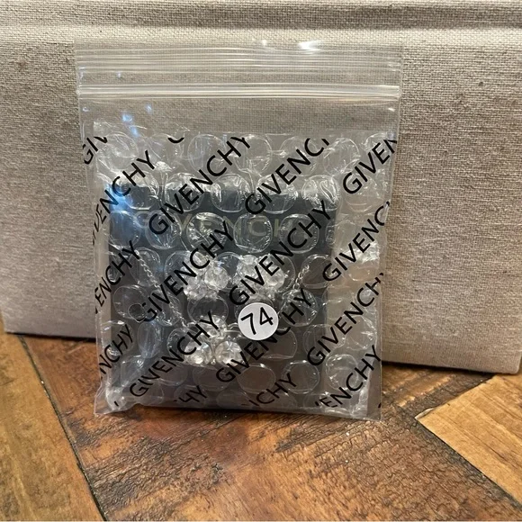 Givenchy | Silver Crystal Snowflake Earrings and Necklace Set NWT - Picture 2 of 6